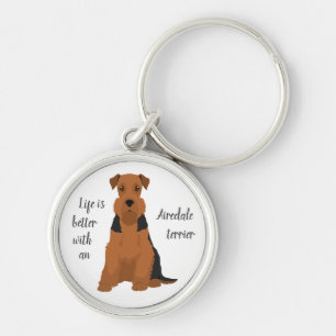 Airedale Terrier Key Ring