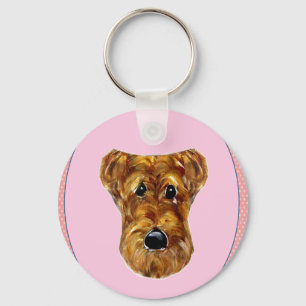 AIREDALE TERRIER KEY RING