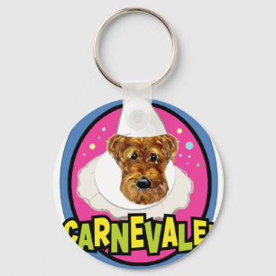 AIREDALE TERRIER KEY RING