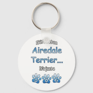 Airedale Terrier Keychain