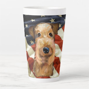 AIREDALE TERRIER LATTE MUG