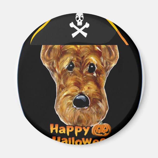 AIREDALE TERRIER MAGNET (Front)