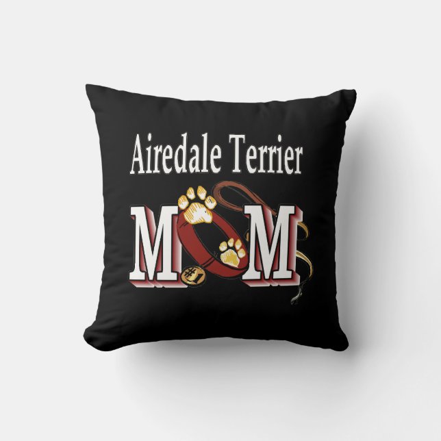 Airedale Terrier MOM Cushion (Front)