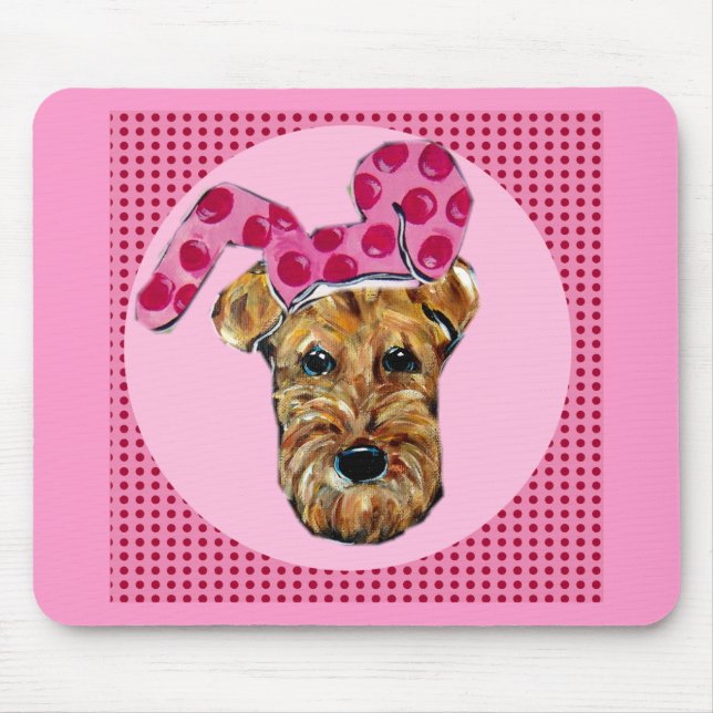 AIREDALE TERRIER MOUSE PAD (Front)