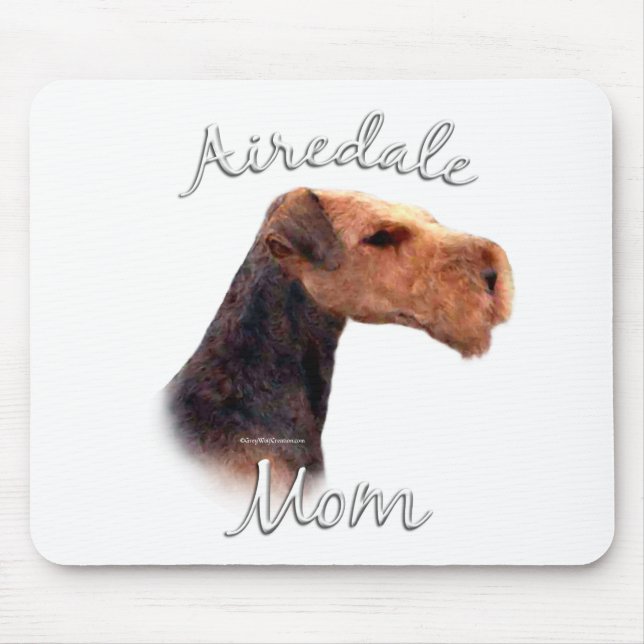 Airedale Terrier Mum 2 Mouse Pad (Front)