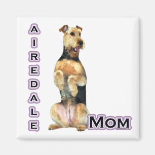 Airedale Terrier Mum 4  - Magnet