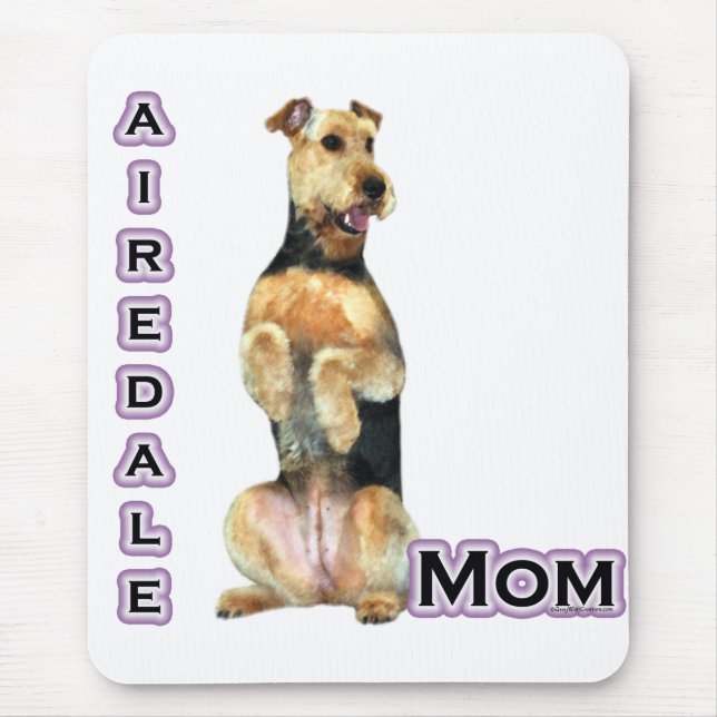 Airedale Terrier Mum 4 Mouse Pad (Front)