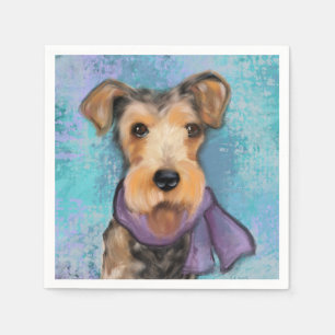 Airedale Terrier Napkin