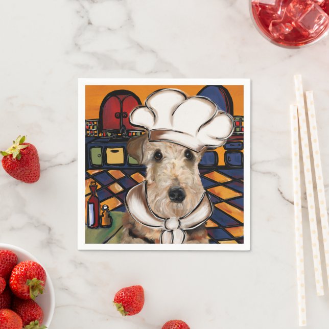 Airedale  Terrier  Napkin (Insitu)