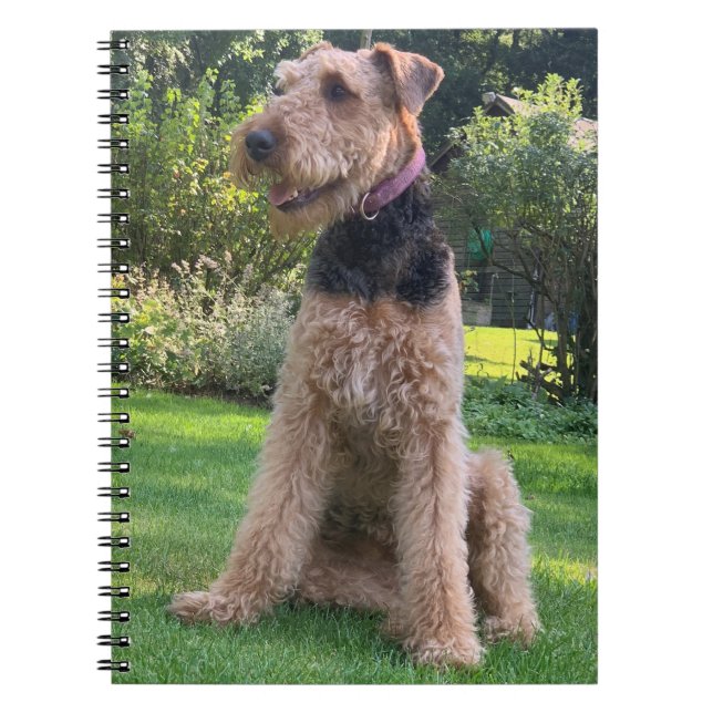 Airedale Terrier notebook (Front)