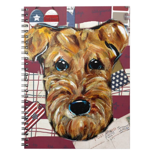 AIREDALE TERRIER NOTEBOOK (Front)