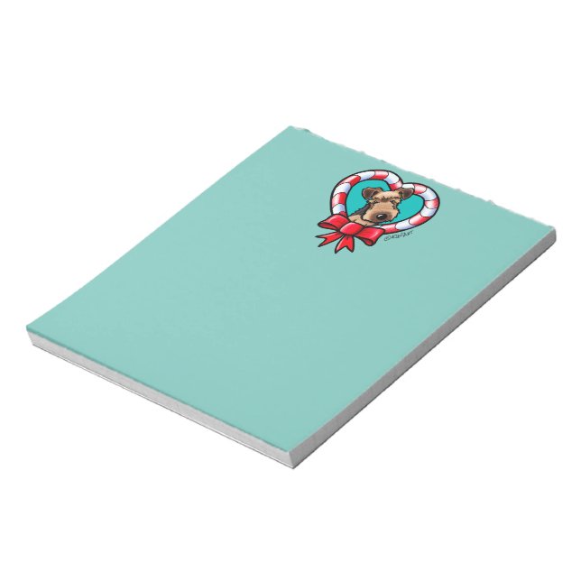 Airedale Terrier Notepad (Rotated)