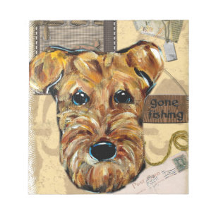 AIREDALE TERRIER NOTEPAD