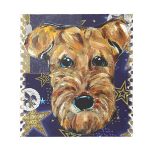AIREDALE TERRIER NOTEPAD