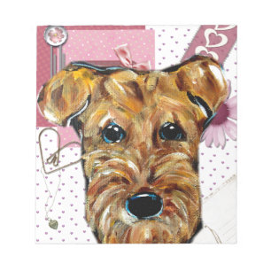 AIREDALE TERRIER NOTEPAD