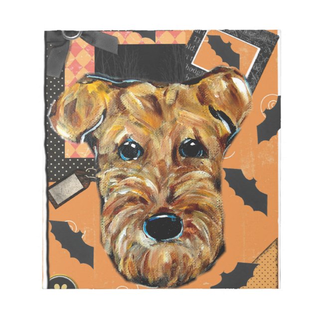 AIREDALE TERRIER NOTEPAD (Front)