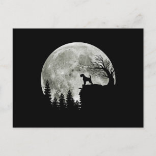 Airedale Terrier On Mountain Halloween Dog Lovers Postcard