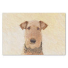 Airedale Terrier Painting - Cute Original Art