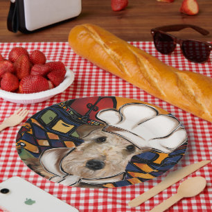 Airedale Terrier Paper Plate