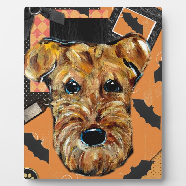 AIREDALE TERRIER PLAQUE (Front)
