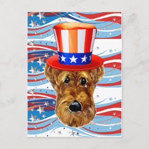 AIREDALE TERRIER POSTCARD