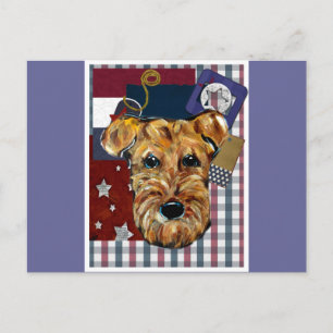 AIREDALE TERRIER POSTCARD