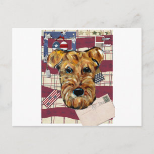 AIREDALE TERRIER POSTCARD