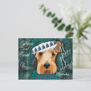 Airedale Terrier  Postcard