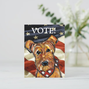 AIREDALE TERRIER POSTCARD