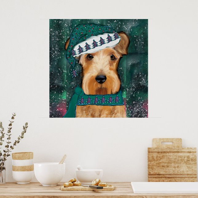 Airedale Terrier  Poster (Kitchen)
