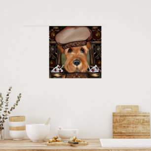 AIREDALE TERRIER POSTER