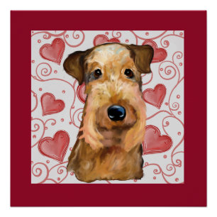Airedale Terrier Poster