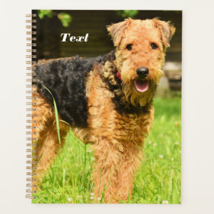 Airedale Terrier Puppy Dog Planner
