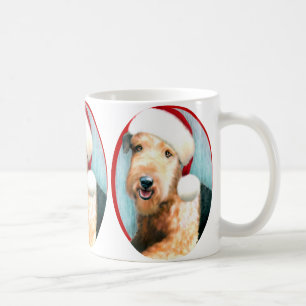 Airedale Terrier Santa Coffee Mug
