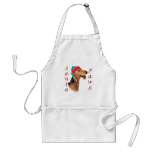 Airedale Terrier Santa Paws Standard Apron