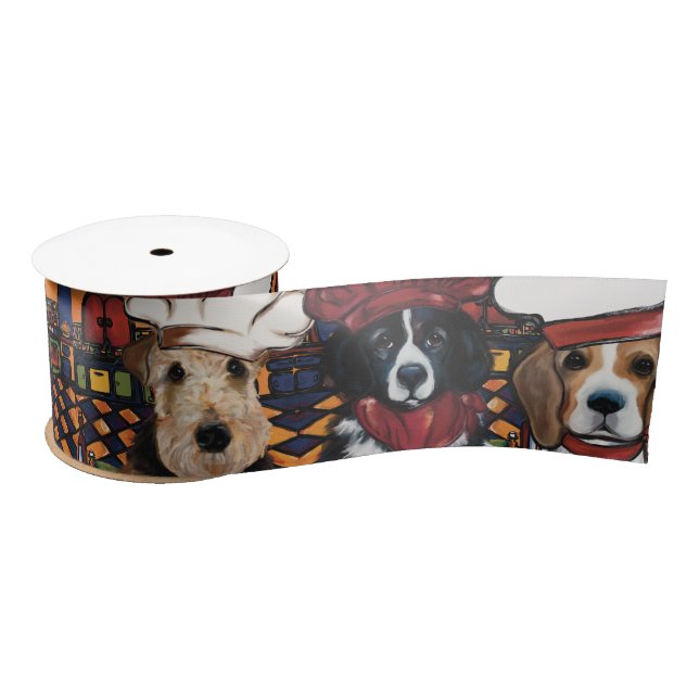 Airedale  Terrier     Satin Ribbon (Spool)