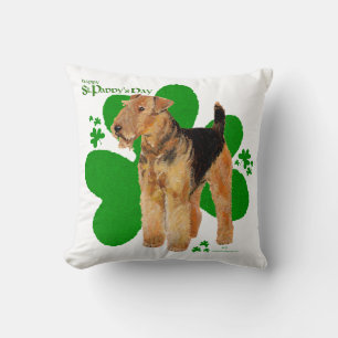 Airedale Terrier St Paddy Cushion