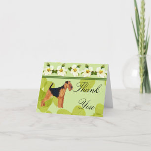 Airedale Terrier Thank You Card