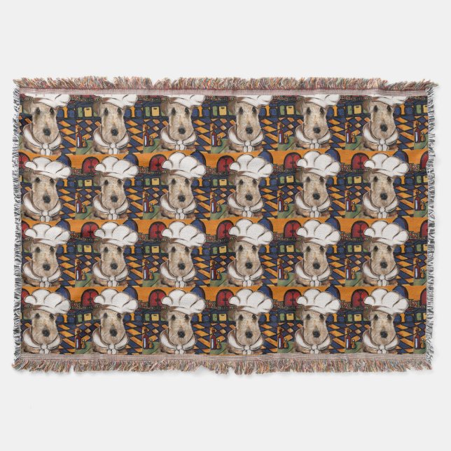 Airedale  Terrier  Throw Blanket (Front)