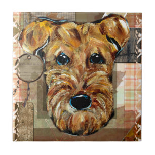 AIREDALE TERRIER TILE
