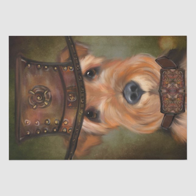 AIREDALE TERRIER  TISSUE PAPER (Front)