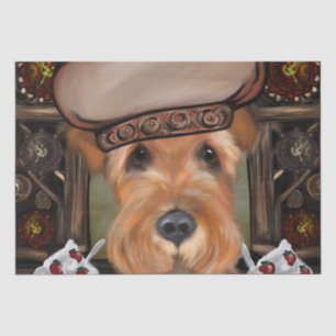 AIREDALE TERRIER TISSUE PAPER