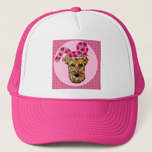 AIREDALE TERRIER TRUCKER HAT (Front)