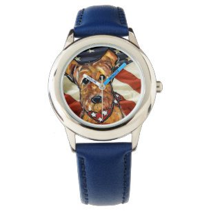 AIREDALE TERRIER WATCH