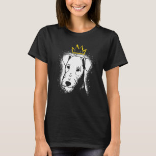 Airedale Terrier with Crown T-Shirt
