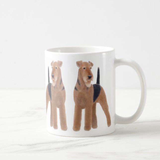 Airedale Terriers Mug (Right)