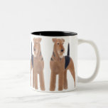Airedale Terriers Mug<br><div class="desc">Original fine art design of an Airedale terrier dog on quality coffee mugs, clothing & other great gifts by designer Carolyn McFann of TwoPurring Cats Studio.</div>