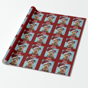 AIREDALE TERRIERS WRAPPING PAPER