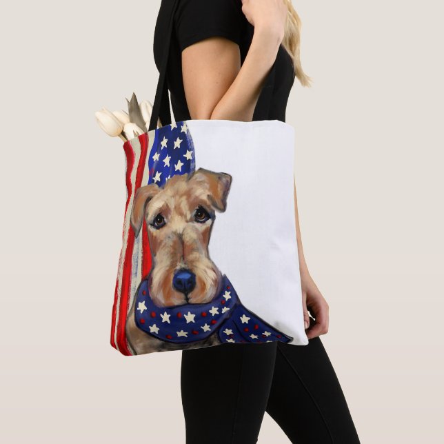 AIREDALE  TOTE BAG (Close Up)