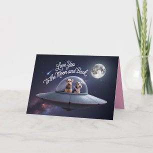 Airedale Valentine Card